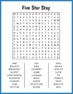Five Star Stay Word Search thumbnail