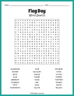 Flag Day Word Search Thumbnail