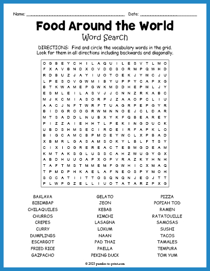 food-around-the-world-word-search