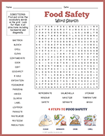 Food Safety Word Search thumbnail