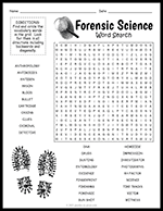 Forensic Science Word Search thumbnail