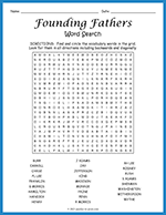 Founding Fathers Word Search thumbnail