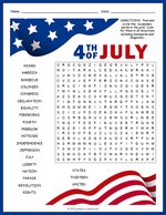 Fourth of July Word Search thumbnail
