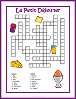 French Breakfast Crossword thumbnail