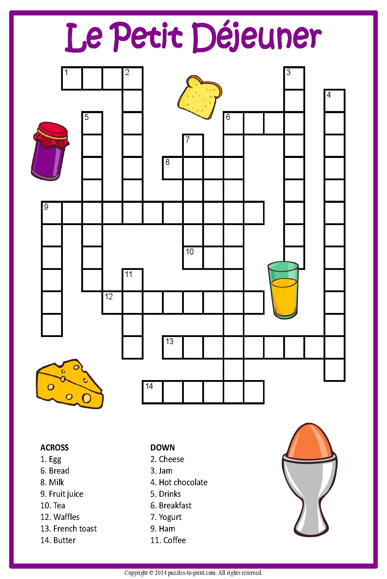 French Puzzle Worksheet Activities Within French Worksheet For Kids
