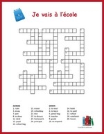 French School Crossword thumbnail