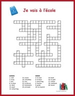 French School Crossword thumbnail