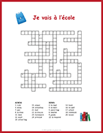 French School Crossword thumbnail