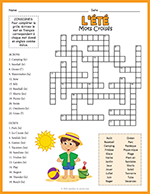 French Summer Crossword thumbnail