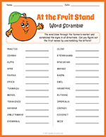 Fruit Word Scramble thumbnail