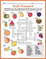 Fruits Crossword thumbnail