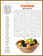 Fruits Word Search thumbnail