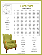 Furniture Word Search thumbnail
