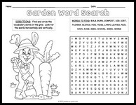 Garden Word Search Thumbnail