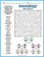 Genealogy Word Search thumbnail