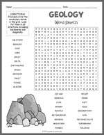 Geology Word Search Thumbnail