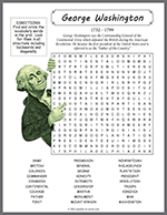 George Washington Word Search thumbnail