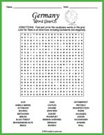 Germany Word Search Thumbnail