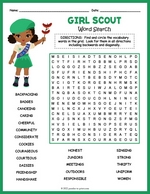 Girl Scout Word Search Thumbnail