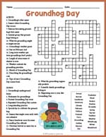 Groundhog Day Crossword thumbnail