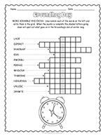 Groundhog Day Word Scramble thumbnail
