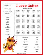 Guitar Word Search thumbnail