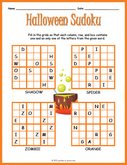 Halloween Sudoku