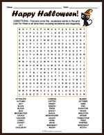 Halloween Word Search thumbnail