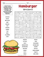 Hamburger Word Search Thumbnail