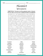 Hamlet Word Search Thumbnail