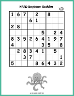 Hard Beginner Sudoku thumbnail
