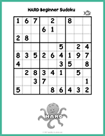 Hard Beginner Sudoku thumbnail