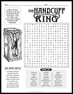 Harry Houdini Word Search thumbnail
