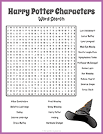Harry Potter Word Search thumbnail