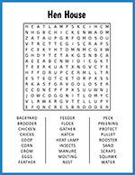 Hen House Word Search thumbnail