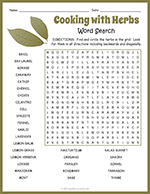 Herbs Word Search thumbnail