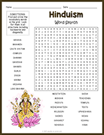 Hinduism Word Search thumbnail
