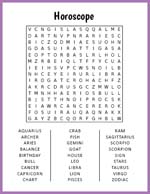 Horoscope Word Search thumbnail