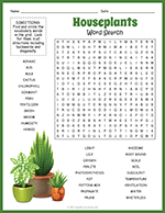 Houseplants Word Search thumbnail