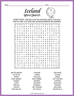 Iceland Word Search thumbnail