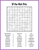 If the Hat Fits Word Search thumbnail