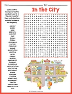 In the City Word Search thumbnail