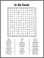 In the Forest Word Search thumbnail