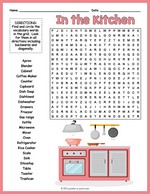 In the Kitchen Word Search thumbnail