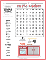 In the Kitchen Word Search thumbnail