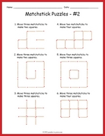 Intermediate Matchstick Puzzles thumbnail
