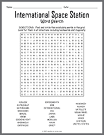 International Space Station Word Search thumbnail