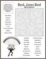 James Bond Word Search thumbnail