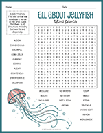 Jellyfish Word Search thumbnail