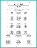 John Jay Word Search Thumbnail